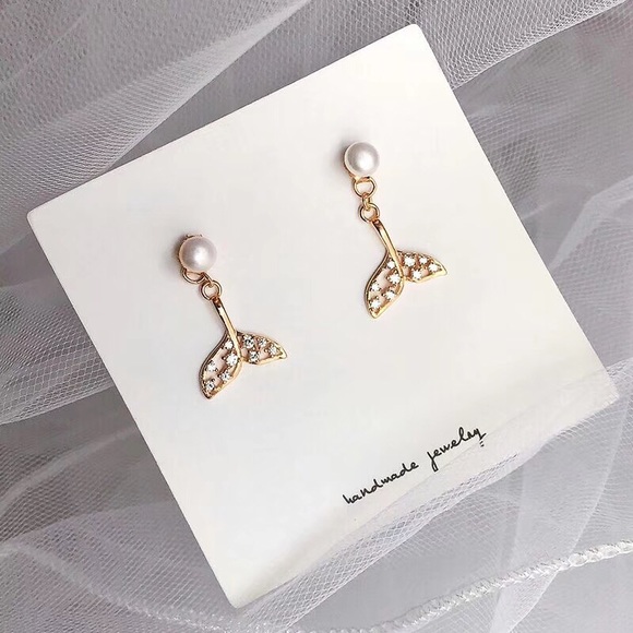 Mermaid Sterling earrings - Picture 1 of 5